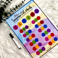 Surprise CVC Words - A4 Laminated Activity with Marker