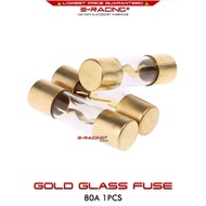 Gold Glass Fuse 80AMP Current Sound System 80A [1PCS]