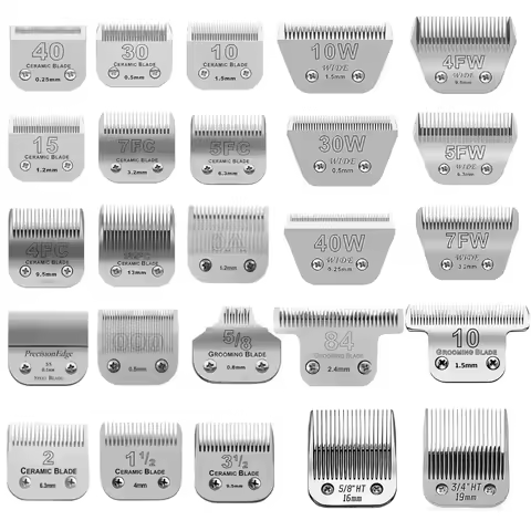 Pet Dog Cat Trimmers Grooming Detachable Blade Compatible with most Andis,Oster A5,Wahl KM Series Pr