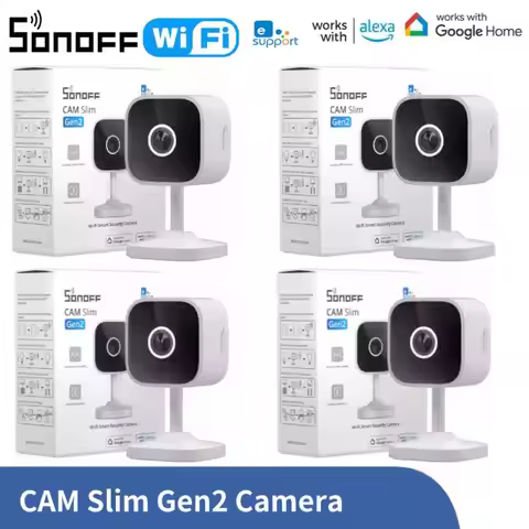 SONOFF CAM Slim Gen2 Smart Home Security Camera 1080P Human&Motion Detection Night Vision Two-way Au