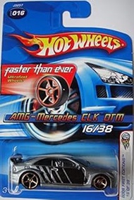 HOT WHEELS FASTER THAN EVER AMG-MERCEDES CLK DTM 2006 FIRST EDITIONS SILVER AND BLACK by Mattel