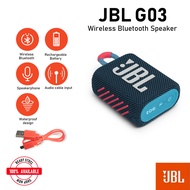 JBL Go3 ลำโพงบลูทูธ  ลำโพง ลำโพงบลูทูธแบบพกพา Wireless Bluetooth Speaker with IP67 บลูทูธไร้สาย ลำโพงบูธูทพกพา jbl รับประกัน 2 ป