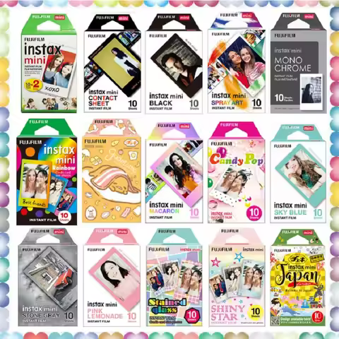 For FUJI INSTAX MINI 12 Original FUJIFILM Instant FILM 10-50 Sheets For 9 SP2 70 7cs 8 11 25 90 50 l