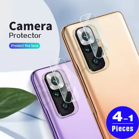 1-4Pcs 9H for Redmi note 7 8 8T 9 4G 9T 9S 10 pro max 5G 10S Camera Lens screen protector Camera pro