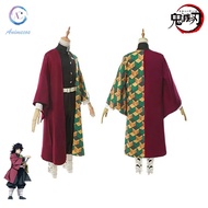 Anime Demon Slayer Uniform Tomioka Giyuu Cosplay Costume Giyuu Costume for kids Cosplay Kimetsu no Y