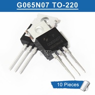 10pcs G065N07 TO220 HYG065N07NS1P GO65N07 TO-220 70V/100A N-channel MOSFET Transistor new original I