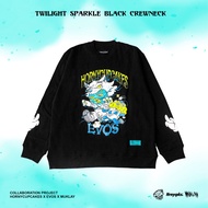 Hornycupcakes X Muklay X Evos - Twilight Sparkle Black Crewneck
