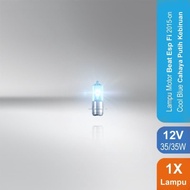 L14 LAMPU DEPAN OSRAM HALOGEN KAKI 1 H6 M5 COOL BLUE 12V 25 &amp; 35W BEAT