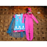 Kids Trolls Costume Set with Wig 4-5 Years | Preloved