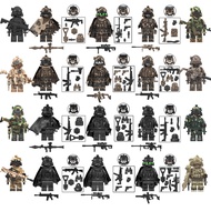 ทหารพิเศษ Delta Force Action Figure โมเดลเล็กรางวัลเล่นกับของเล่นชิ้นส่วนแบบปลอมตัวต่อทหารทหารพิเศษ