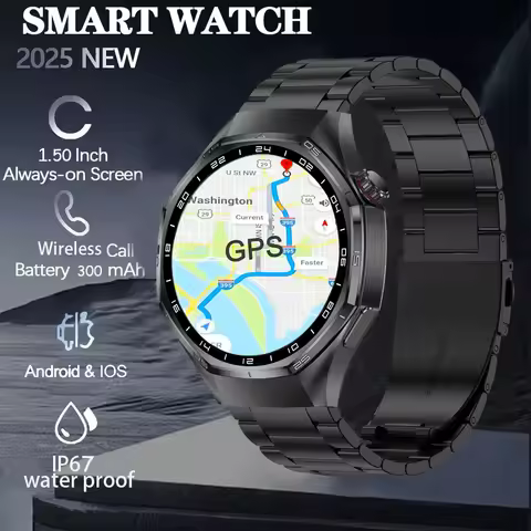 2025 NEW Outdoor Watch 6 Series GPS Smart Watch IP67 Waterproof Bluetooth Call Heart Rate Sports Sma