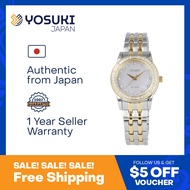 CITIZEN Solar EM0774-51D Eco Drive Elegance Pearl dial Gold Silver Stainless Wrist Watch For Woman from YOSUKI JAPAN / EM0774-51D (  EM0774 51D EM077451D EM07 EM0774- EM0774-5 EM0774 5 EM07745 )