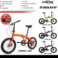 Sepeda Lipat Exotic 20 Inch Et-2026 Ax-Vt Menantea939