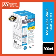 Dermae Intimate Wash For Men 200mL Intimate Wash Men