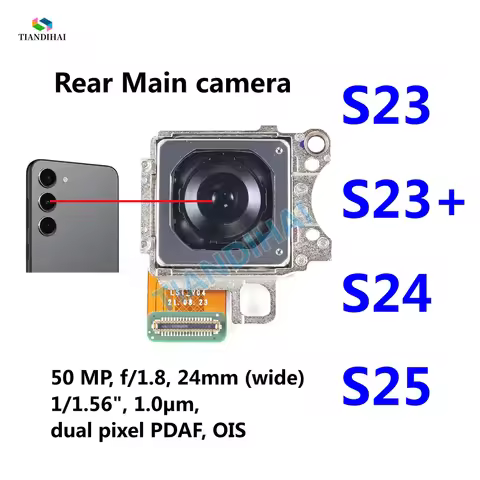 Main Rear Camera Flex Cable For Samsung Galaxy S23 / S23+ S23 Plus S23Plus / S24 / S25 Back Big Came