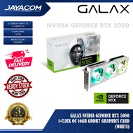 GALAX Nvidia GeForce RTX 5080 1-Click OC 16GB GDDR7 Graphics Card – White