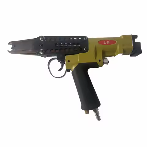 MEITE SC77XE Extended Hog Ring Gun 15 Gauge 3/4-Inch Hog Ring Stapler Pneumatic Long Nose Hog Ring P