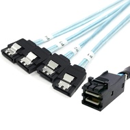 chenyang SF-031-040-070-082 Mini SAS SFF-8087 to SFF-8643 Data Server Hard Disk Raid Cable 50cm
