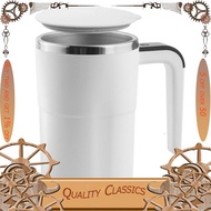 MB-Modern Minimalist Electric Coffee Cup-Portable Automatic Stirrer Mug, 380ml for Shakes, Protein D