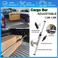 Adjustable Ratcheting Cargo Truck Bar 1500mm - 1900mm 4x4 Truck Bed Pickup Rails Batang Had Pegeraka
