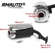 Universal Motocross Exhaust Pipe Motorcycle Engine Exhaust Muffler Can Pipe Mini Bike Quad ATV Exhau