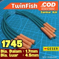 Mainan tradisional ketapel ikan - karet pancing siap pakai 1745 GREEN ICE