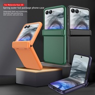Hinge Protective Hard Case With Glass Flim For Motorola Razr 60 60Ultra 60Pro 50 50Ultra