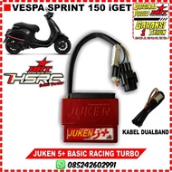 PREMIUM ECU JUKEN 5+ BRT RACING TURBO VESPA SPRINT 150 S iGET