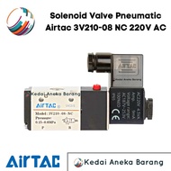 Pneumatic Solenoid Valve Airtac 3V210-08 3V210 08 Nc 220V Ac / 24V Dc Pneumatic