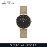 Daniel Wellington Petite Evergold Black 28/32mm - Gold - DW Watch for women นาฬิกา ผู้หญิง นาฬิกา ข้อมือผญ