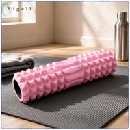 Eigell Ridged Foam Roller Solid Solid Interior Pink Foam Roller Exercise Gear Textured Cylindrical
