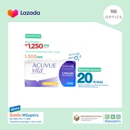 Wsoptics - Acuvue Vita for Astigmatism คอนแทคเลนส์สายตาเอียง รายเดือน (1 box : 3 pairs)