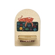 木質多功能便攜式手機架 貓咪行李箱 客製化禮物 手機支架 手機座