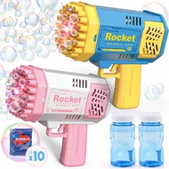 Dolanus Bubble Gun 2 Pack - Bubble Machine for Kids, Bubble Maker Blower Toy for 3 4 5 6 7 8 Years O