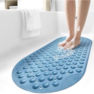 Bathroom Anti-Slip Mat Shower Room Bath Mat Toilet Anti-Slip Mat Household Oval Anti-Shock Massage F