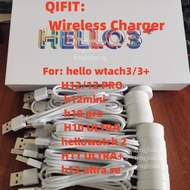 Hello watch 3+ H11 ultra+ Smart Watch Wireless Charger for h12 mini h12 pro+ h12 ultra se H11PRO H10