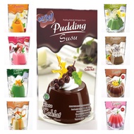 Nutrijell Pudding Bubuk Rasa Coklat / Nutrijel Puding Cokelat - Nutrijell Pudding Susu