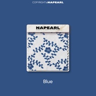 NAPEARL 1PC Bohemian Style Linen Blue Embroidered Curtains Exquisite Tassel Lace Decoration Blackout