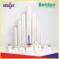 ⇧ ↓ ■ Original Heavy Duty BELDEN/ UNITEC PPR Pipes PN20 & PN16 ( 20mm, 25mm, 32mm ) x 4.00m (Rolled