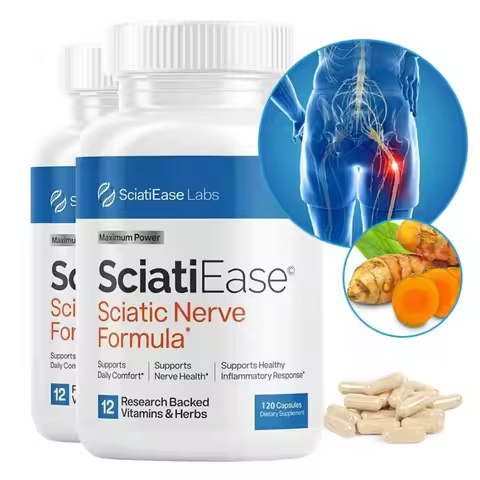 Sciatic Nerve Health Support Supplement with PEA, Vitamin B Complex, Alpha Lipoic Acid for Muscles J