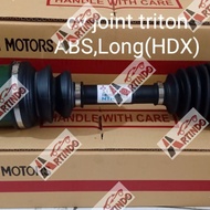 Drive shaft cv joint assy long long left triton new hdx 3815A585