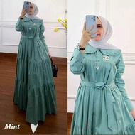 MAXY DRESS KINANTI TERBARU /GAMIS MODEL TERBARU 2022/BAYAR DI TEMPAT GAMIS BUSUI FRENDLY BAHAN KATUN