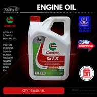 Castrol GTX 15W40 SN/CF Engine Oil 4Liter 15W-40