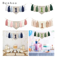 [Kesoto2] High Chair Banner 1ST Birthday Highchair Banner Decoration Party 1ST Birthday Decoration 1