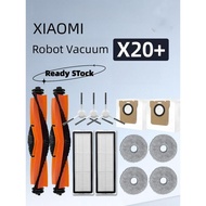 Xiaomi Robot Vacuum X20+ C102 Cleaner Accessories Main Side Brush Filter Mop Dust Box