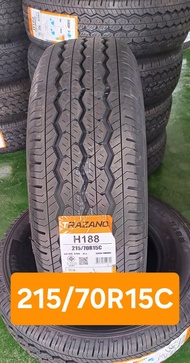 ยางรถยนต์ 215/70R15C ยี่ห้อ TRAZANO รุ่น H188 ปี2023  ผ้าใบ 8 ชั้น ยางไทย รับประกัน บวม แตก 120 วัน (ราคาต่อ1เส้น และรวมส่ง)