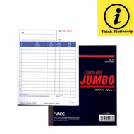 6" x 7" Uni Ace Jumbo NCR Bill Book 50set x 3ply (5book/pack）