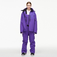 Ski Suit Women's Suit Men's Winter Waterproof Veneer Double Board Ski Jacket Pants Ski Suit New Styl