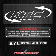 KTC SCREW STICKER KYTACO STICKER SET 3 TRANSPARENT