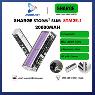 Pin Sạc Dự Phòng Màn Hình LED SHARGE/Shargeek STORM 2 Slim 20000mah hỗ trợ 130w có 2 Cổng - BH 6T (